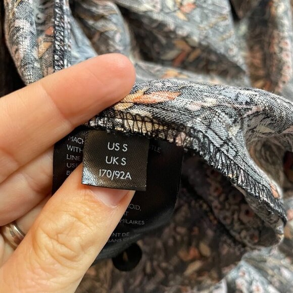 Maeve by Anthropologie Amber Tiered Peasant Dress Floral Fall Harvest Motif Long - Picture 10 of 15